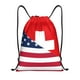 thumbnail image 1 of Fotbe USA Switzerland Bolsa Mochila con Cordón Estampada, Bolsa de Gimnasio Deportiva, Bolsa Cinch, Bolsa con Cordón para Hombres y Mujeres-Medium, 1 of 6