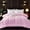 Pink #3, variant on GUUDIE Lightweight Queen Comforter Duvet, Reversible Bed Comforter Queen for All Seasons, Quilted Comforter with Corner Tabs, Gifts for Women/Men, Machine Washable-Beige