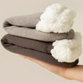 thumbnail image 6 of Men's Slipper Socks with Grips Non Slip Soft Cozy Fuzzy Fleece Lined Socks for Cold Winter, 6 of 7