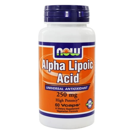 NOW Foods - Acide alpha-lipoïque 250 mg. - 60 Vegetarian Capsules