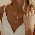 thumbnail image 4 of 18K Gold Plated Pearl Necklace for Women - Layered Trendy Gold Jewelry Gifts, 4 of 6