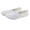 White, variant on NOKIO Women’s Canvas F𝗅a𝗍s L𝗈afers Fashion So𝗅id Color Shoes Breathable Lightweight Slides Comfortable Soft Walking Sandals S𝗅ip On Casual Sandles