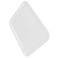 thumbnail image 2 of 6pcs 10 Inch Long Rectangle Shape Serving Tray Made of Plastic White, 2 of 3