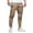 Khaki, variant on Kcolen Mens Cargo Pants Stretch Relaxed Fit Stretch Breathable Elastic Waist Cargo Pants Regular Fit Mens Trendy Hiking Sports Trousers Solid Color with Multi Pockets