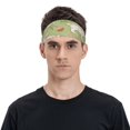 thumbnail image 4 of Uemuo Cute Rabbit And Flower Printed Sports Headbands for Men Women,Moisture Wicking Workout Headband, Sweatband Headbands,Non-slip Workout Gym Yoga Headband, 4 of 9
