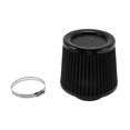 thumbnail image 1 of Filtro de aire de motor Unique Bargains 2.99" de alto flujo, filtro de entrada de aire frío de abrazadera, limpiador de aire frío negro, 1 of 6