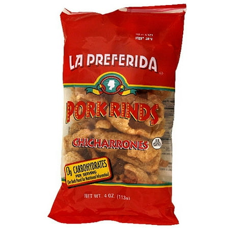 La Preferida Pork Rinds, 4 oz (Pack of 12)