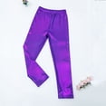 thumbnail image 3 of Xdegoge Girls Metallic Shiny Leggings High Elastic Waist Stretch Skinny Pants Party Clubwear Fancy Dress Costume Tights Fashion Sparkly Trousers 2-13 Years, 3 of 5