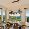 thumbnail image 2 of Rustic Retro Dimmable Light Chandelier Wood Beam Fixture Design Home Lamp, 2 of 10