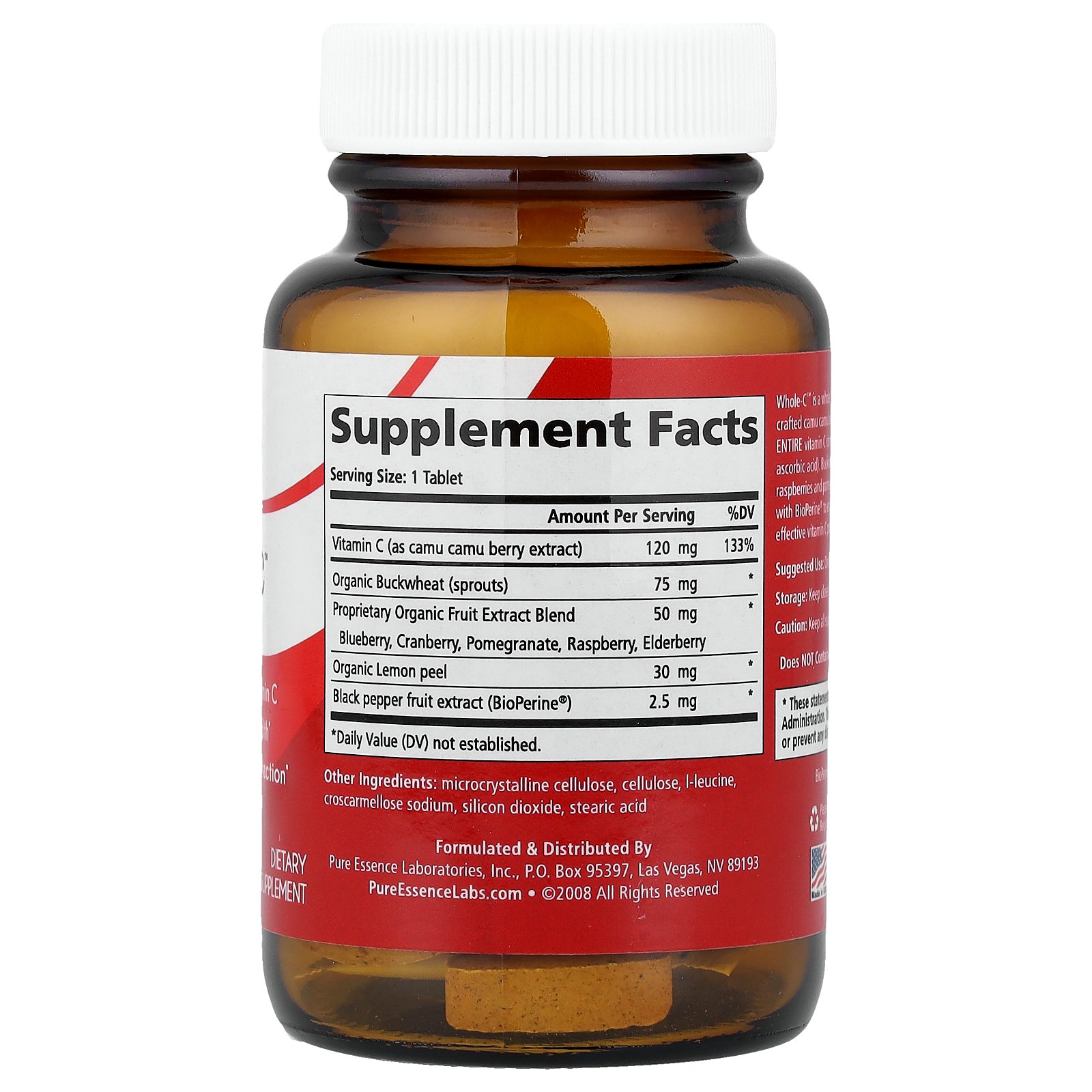 Pure Essence Whole-C™, 30 Tablets