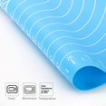 thumbnail image 3 of Silicone Mat Silicone Baking Mat Baking Mat BPA Free Nonstick with Measurements Fondant Dough Pastry Baking Mat Dough Mat Reusable for Fondant Pastry Pizza Mat, 50x40cm Blue, 3 of 7
