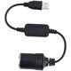 thumbnail image 5 of Convertidor de enchufe USB A macho a 12V para encendedor de cigarrillos de coche, 5 of 6