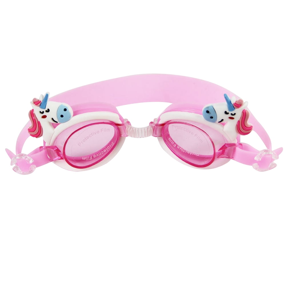 FunnyBeans Kids Cartoon Swim Goggles, Toddler Swimming Goggles for Boys