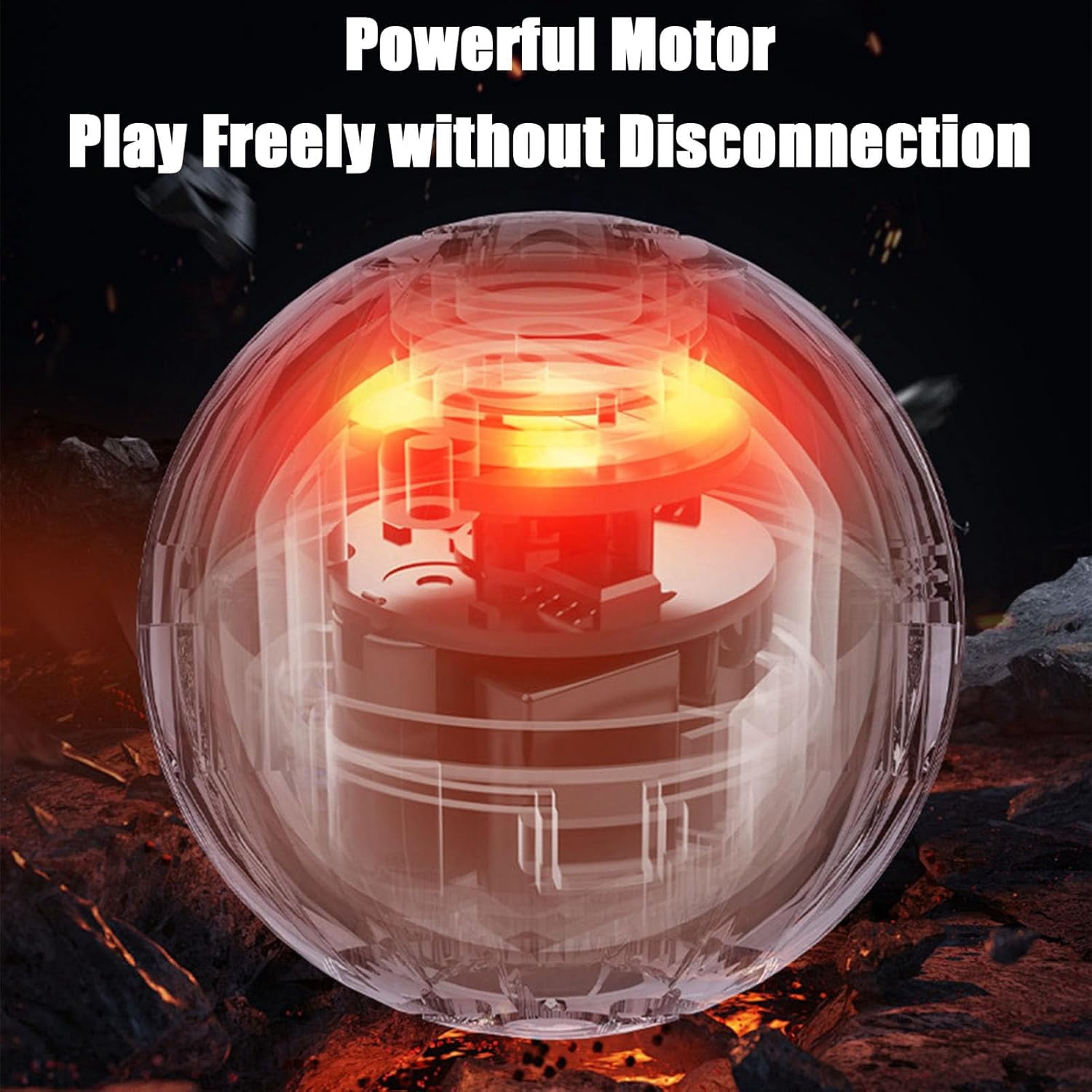 2026 New Interactive Dog Toy Ball, Automatic Dog Chasing ＆ Herding Motion Activated Ball, Rechargeable Dog Ball Toys for Indoor Boredom Interactive