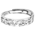 thumbnail image 3 of Baohd Men Ring Metal Opening Rings Boyfriend Trendy Jewelry Gift Accessory, 3 of 7