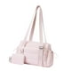 thumbnail image 5 of Bolsa de gimnasio con cartera pequeña, bolso de hombro tipo bandolera para mujer, hombre, entrenamiento, y fitness. Rosa, 5 of 8
