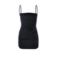 thumbnail image 3 of Vestido de verano sin mangas con cuello barco para mujer, vestido ajustado para club nocturno, negro, M seitruly AP1098-18B, 3 of 7