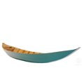 thumbnail image 2 of Small South East Asia Sampan Boat Teal Bottom, 2 of 6