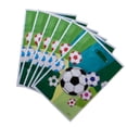 thumbnail image 2 of Football Goodie Bags 6Pcs Rectangular Green Gift Bags Waterproof Strong PE Coating Paper for Party Favor Bags, 2 of 8