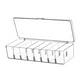thumbnail image 5 of Estuche para baraja de cartas con 7 divisores extraíbles, estuches transparentes para tarjetas deportivas, caja de tarjetas acrílica para álbum,, 5 of 7