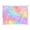 Pastel Rainbow Tie-dye, variant on Acrylic Tray Clear Serving Tray Rectangle Decorative Tray with Cut Handle Green Ink Splatter Pattern