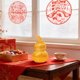 thumbnail image 5 of Almohadas de Vacaciones Almohadas de Lanzamiento Decorativas en Forma de Calabaza Almohada de Lanzamiento para Cojín de Decoración de Año Nuevo, Tamaño de 20 cm / 7.8 Pulgadas en Oro Amarillo Rojo, 5 of 6