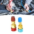 thumbnail image 1 of Kit de acopladores rápidos R1234yf, Latón a Prueba de temperatura alta Conveniente Uso R1234yf Adaptador de Acoplador Rápido para el Acondicionador de Automóvil Ca Carga, 1 of 7