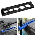thumbnail image 2 of Vise Jaw Bike Front Fork Hub Clamp Rear Shock Fixture Durable Aluminum Alloy, Lightweight Sturdy Reliable Portable Multipurpose Repair Tool Black 32 To 45, 2 of 10