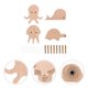 thumbnail image 2 of 1 juego de ganchos de almacenamiento multifuncionales para colgar sombreros de animales, ganchos de pared, 2 of 8