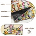 thumbnail image 2 of Happy Eatser Area Rug 4x6 Washable Rug Non Slip Colorful Bunny Eggs Spring Flowers Plants Yellow Large Area Rug Indoor Floor Carpet for Entryway Bedroom Kitchen Living Room Home Office Dining Room, 2 of 8