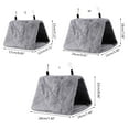 thumbnail image 3 of ZPAQI Parrot Hammock with 2 Hanging Hooks Warm Snuggle Hut Cage Tent for Cockatiels, 3 of 16