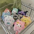 thumbnail image 3 of Colgante de felpa de dibujos animados de Sanrio Kawaii, lindo perro de canela, Melody Kuromi, Anime, llavero, mochila, muñeca de decoración, regalo de vacaciones, 3 of 4