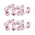 thumbnail image 1 of 100 Pcs Perles en Forme de Baseball Acrylique 1.2CM Perles Rondes Bricolage Accessoire de Bijouterie pour Fabrication de Bracelet Collier Maison, 1 of 6