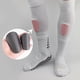 thumbnail image 4 of par de protectores de piernas para entrenamiento de fútbol para adultos, mini protectores de espinillas de fibra de carbono de imitación para niños, equipo, 4 of 5