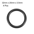 thumbnail image 2 of Unique Bargains 4 Pcs 32mm x 3.5mm x 25mm Rubber Oil Sealing O Rings for Mechanical, 2 of 3