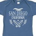 thumbnail image 4 of Inktastic San Diego California Cute Surfing Boys or Girls Baby Bodysuit, 4 of 5