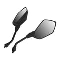 thumbnail image 1 of Fdit Qiilu Motorcycle Mirror, Black ABS Rear View Side Mirrors Motorcycle Rear View Mirror Reflective Rear View Mirrors Motorcycle Parts, 1 of 8
