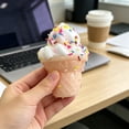 thumbnail image 1 of YWIYIUD 1PC 2.36 Inch Cute IceCreamShaped Model for Stress Reliefing Slow Rising Sensory SqueezeToy for Home Kitchen Cabinet Desk Shops Party Decor and Photography Props, 1 of 8