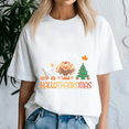 thumbnail image 3 of Happy Hallothanksmas Tshirt, Halloween Thanksgiving Christmas Shirt, Holiday Season Tee, Turkey Gift, Vintage Ghost ,Merry Christmas, 3 of 5