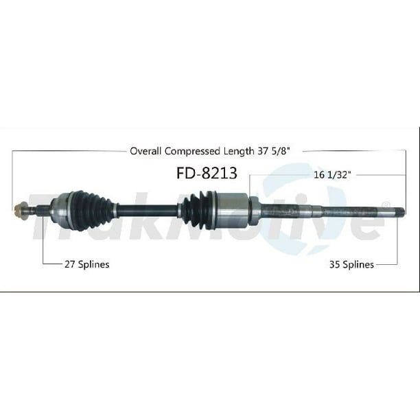 OE Replacement for 20132018 Ford Escape Front Right CV Axle Shaft (SE