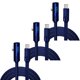 thumbnail image 1 of Cable de transferencia de 2m Led Blue 2LI 3 Pzas 2m Rápida 100W 2x Tipo C Azul., 1 of 1