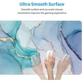 thumbnail image 5 of Marble XL Large Gaming Mouse Pad, Waterproof Non-slip Extended Cute Gifts Full Desk Mousepad Desktop Mat, Stitched Edges Big Long Deskmat for Laptop, Keyboard, Computer for Women Office, 31.5*11.8 In, 5 of 6