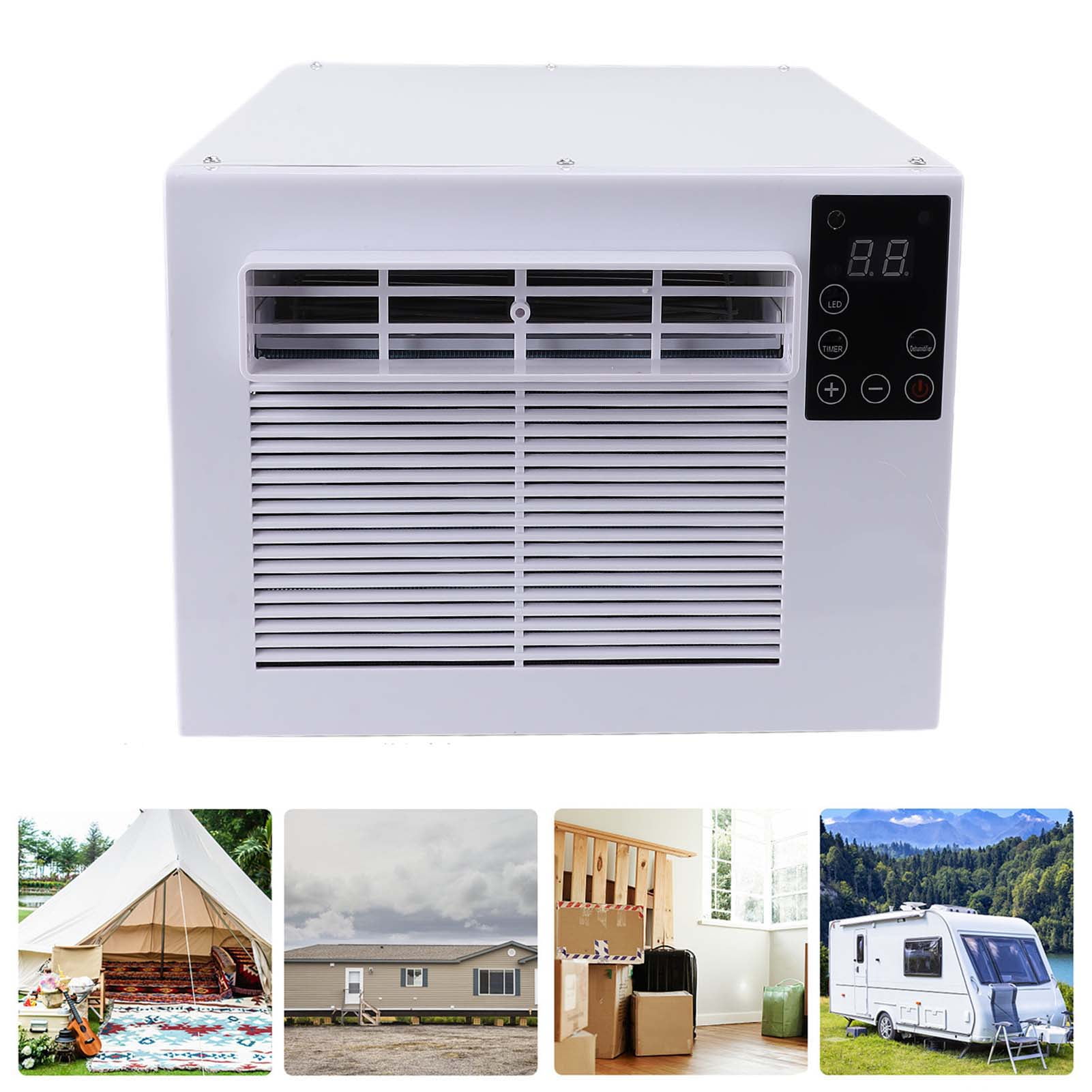 1876BTU Portable Air Conditioner Industrial Single Cold Cooling AC Conditioning Unit for Outdoor Tent Camping RV Office Room