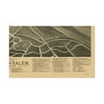 thumbnail image 4 of Historic Panoramic View - Winston Salem North Carolina - Ruger 1891 - 23 x 38.05 - Vintage Wall Art, 4 of 5
