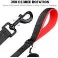 thumbnail image 4 of shiyou-Dog Leash 18in Soft Padded Handle Dog Lead with 3 Reflective Thread for Large Medium Dogs Heavy Duty Dog Rope Double Layer Nylon Pet Leash for Walking Training, 4 of 4