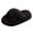 Black, variant on Quealent Kids Fleece Slippers - Soft Plush-Lined House Shoes with Non-Slip Sole, Cozy Warm Indoor Shoes for Girls Pink for Size 32