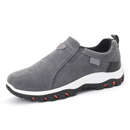 

Non Slip Shoes For Men Lace Up Comfort Men s Restaurant Non Slip Breathable Lightweight Work Shoes Non-slip Men s Shoes For Oudoor Activity 41 Gray