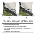 thumbnail image 6 of Green Black Pillow Covers 20x20 Inch Set of 2 Boho Gray and Beige Throw Pillow Covers Modern Art Outdoor Cotton Linen Square Pillowscase Cushion Covers for Sofa Couch Bedroom Living Room Decoration, 6 of 6
