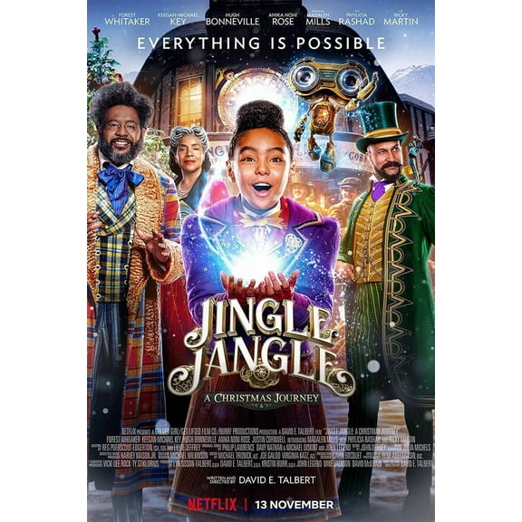 Jingle Jangle A Ch.ri.stmas Journey Movie Wall Art Home POSTER Size 24''x36'' -Gategoo