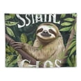 thumbnail image 5 of Orinice Sloth Tree Branch Leaves Tapestry Wall Hanging Unique Style Graphic Tapestries Home Wall Decor Art for Living Room Bedroom Apartment Farmhouse Dorm 60x50inch, 5 of 6